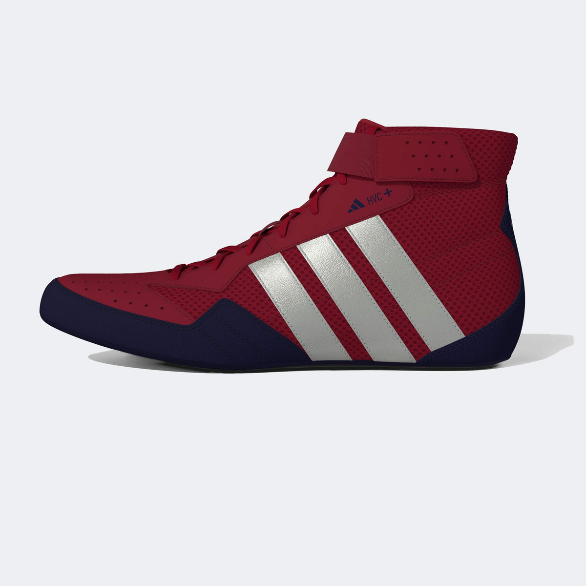 Adidas 240 Hvc Plus Youth Wrestling Shoes - Red Silver Navy