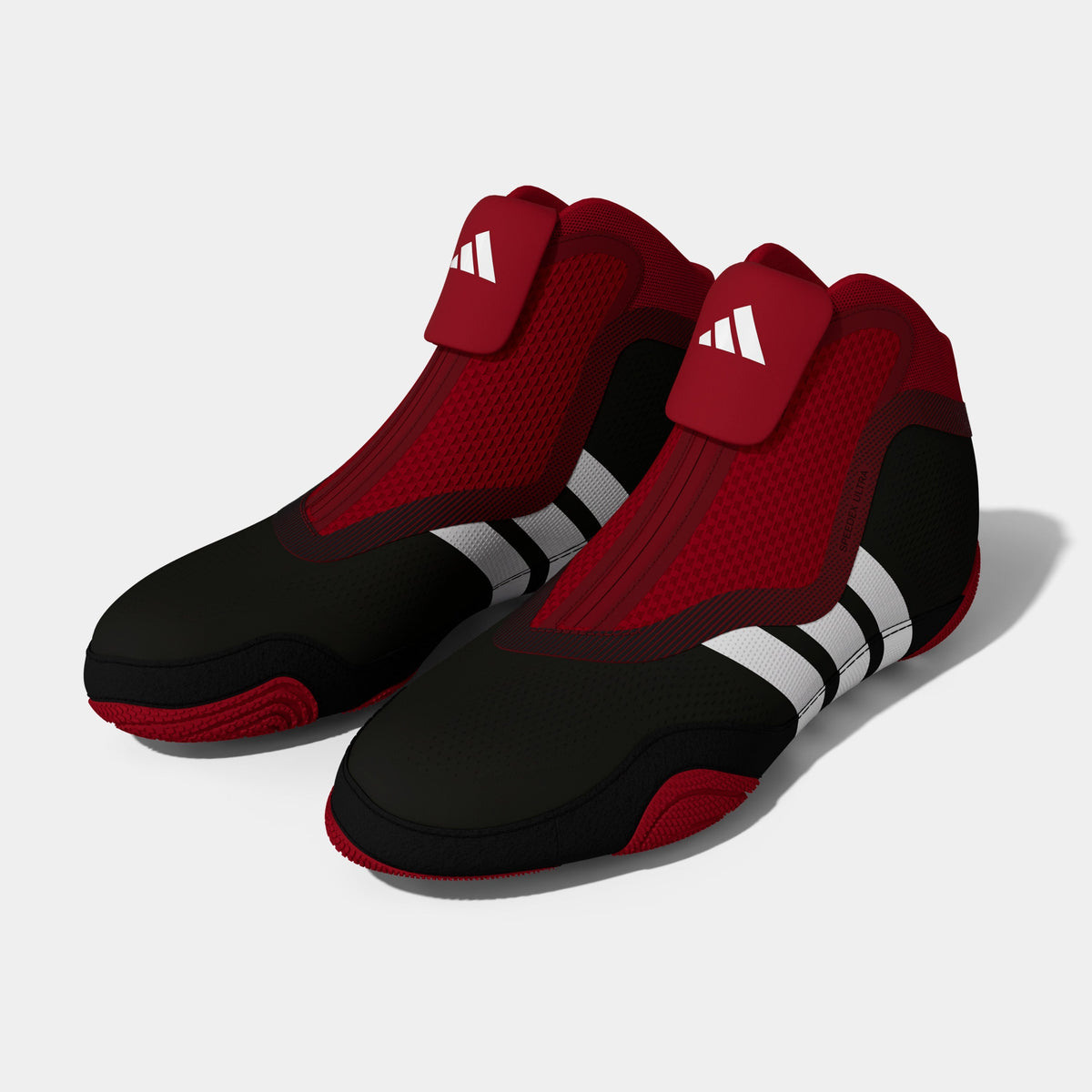 Adidas 241 Speedex Ultra Wrestling Shoes - Black Red White