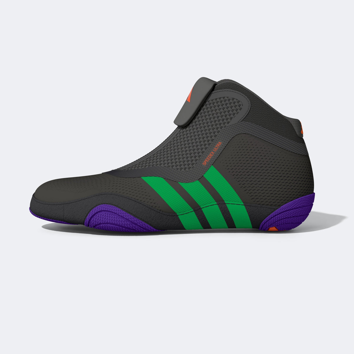 Adidas 241 Speedex Ultra Wrestling Shoes - Grey Light Screaming Green
