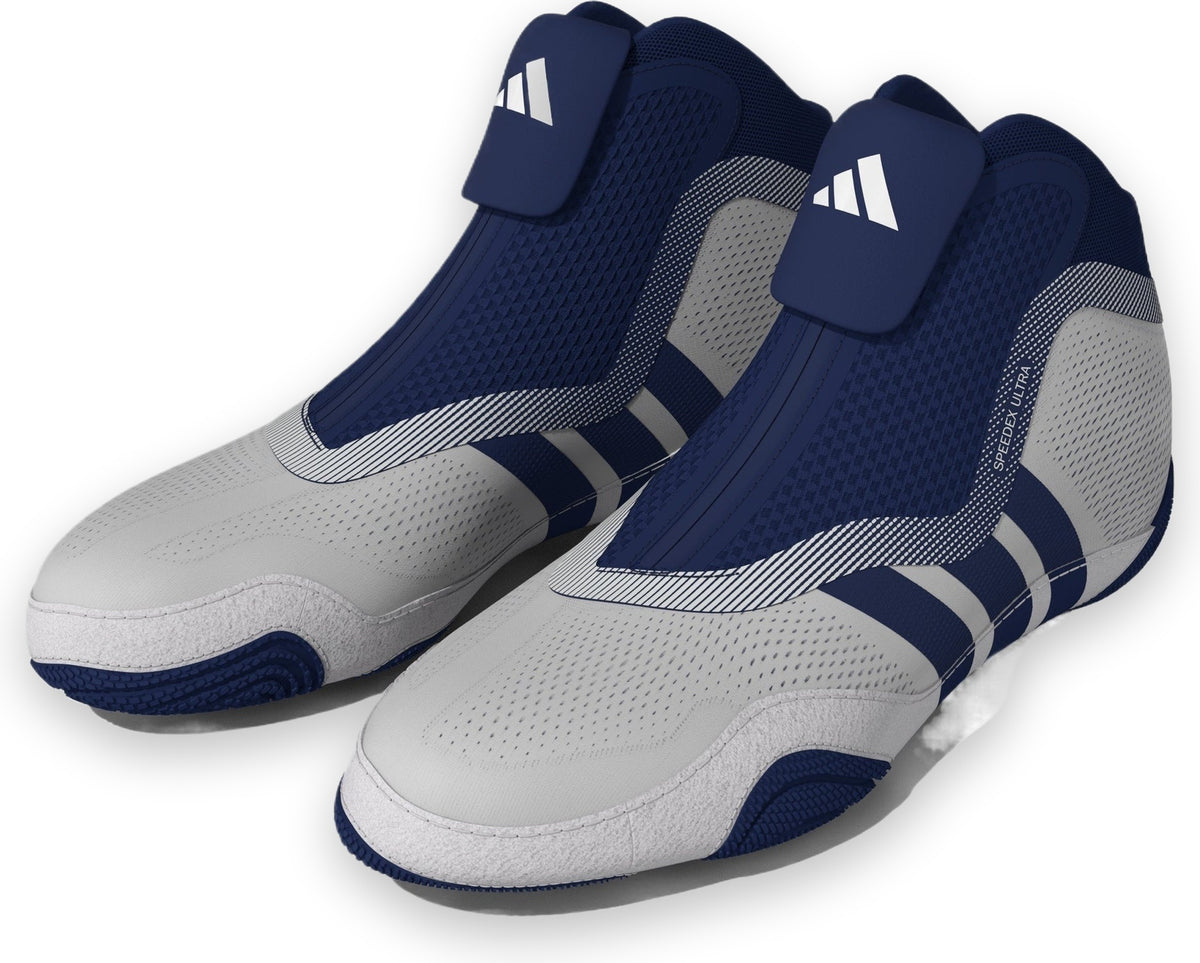 Adidas 241 Speedex Ultra Wrestling Shoes - White Navy