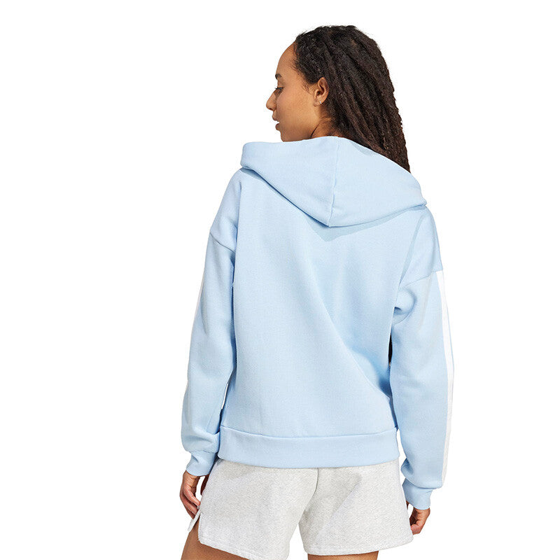 Adidas 3 Stripes Fleece Full Zip Hoodie (w)