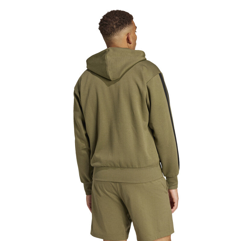 Adidas 3 Stripes Full Zip Hoodie