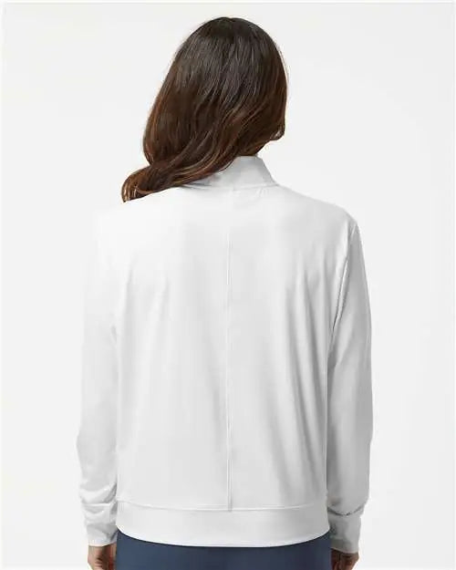 Adidas A1002 Women’s Ultimate365 Quarter-zip Pullover - White