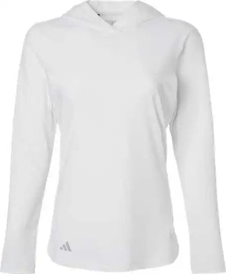 Adidas A1003 Women’s Performance Hooded Pullover White