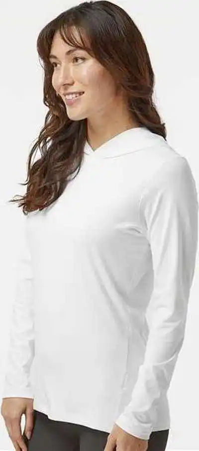 Adidas A1003 Women’s Performance Hooded Pullover White
