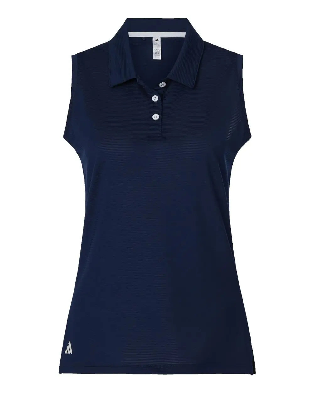 Adidas A1005 Women’s Ottoman Sleeveless Polo - Collegiate Navy