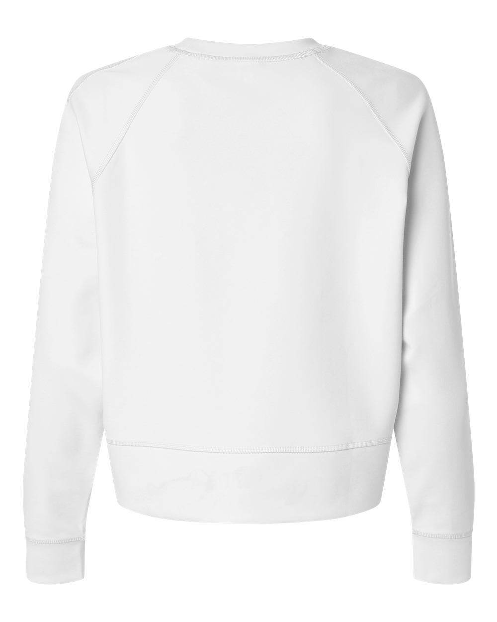 Adidas A1014 Women’s Beyond Side-snap Crewneck Sweatshirt - White