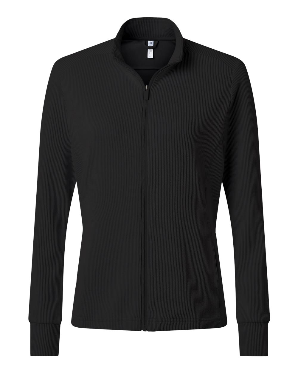 Adidas A1015 Women’s Performance Textured Full-zip Jacket - Black
