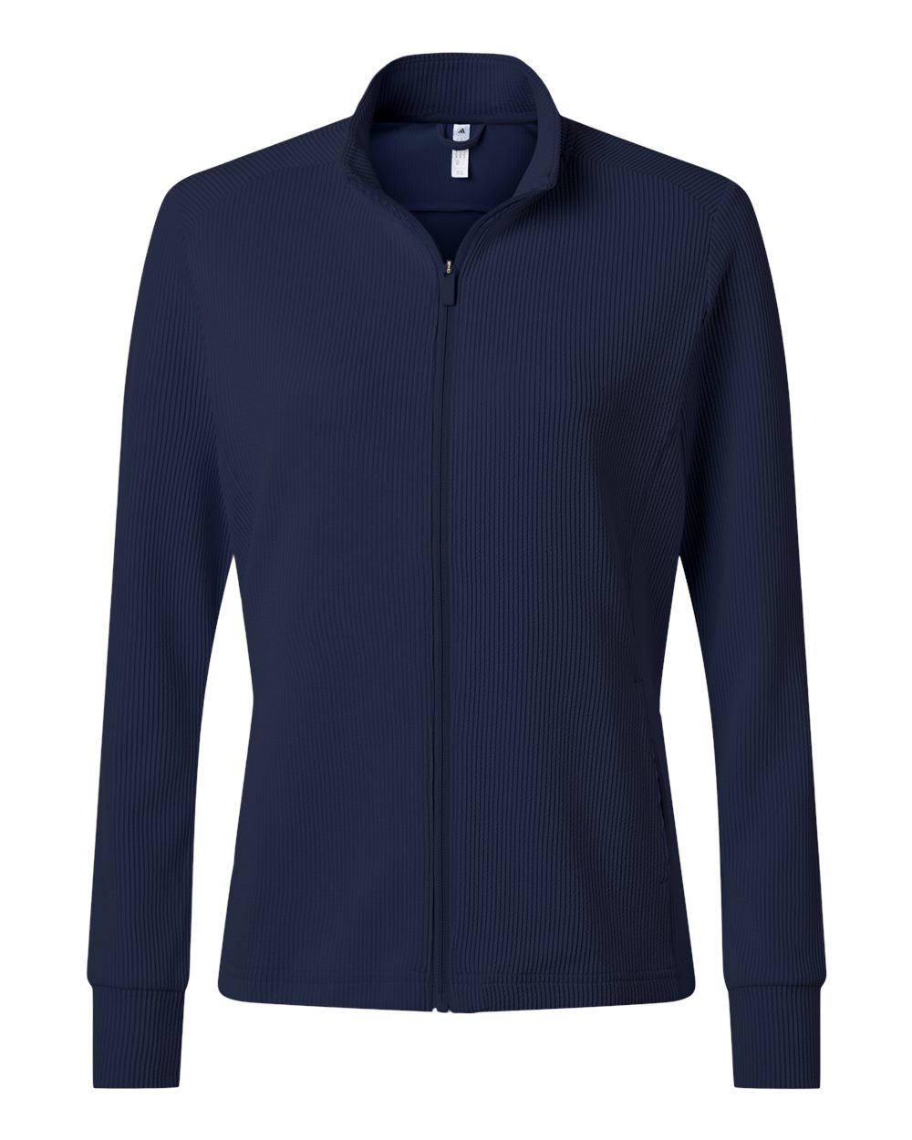 Adidas A1015 Women’s Performance Textured Full-zip Jacket - Collegiate Navy