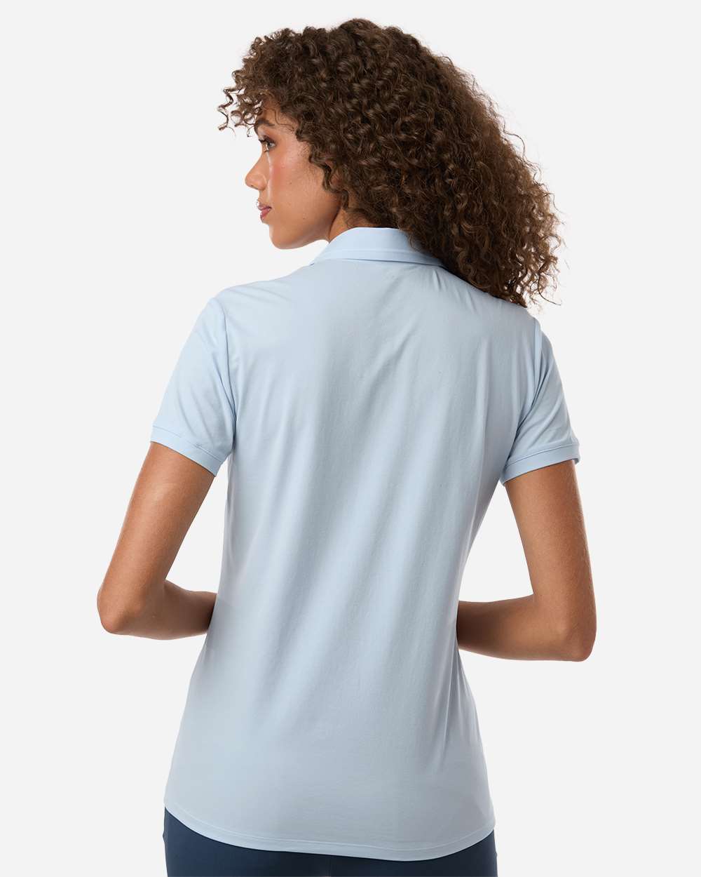 Adidas A1016 Women’s Ultimate365 Tour Twistknit Polo - Crystal Sky