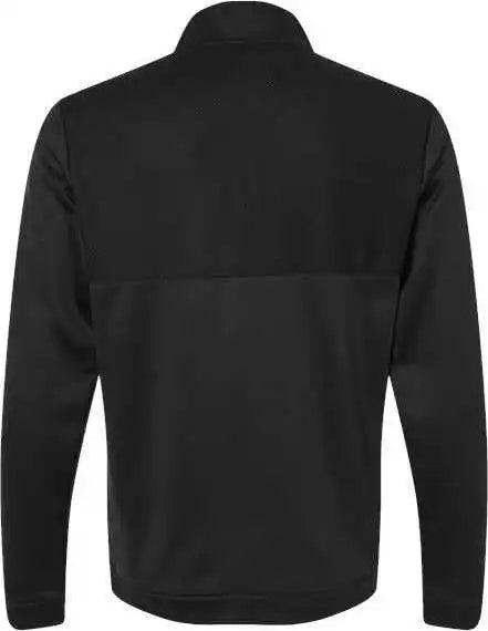 Adidas A2001 Ultimate365 Textured Quarter-zip Pullover - Black