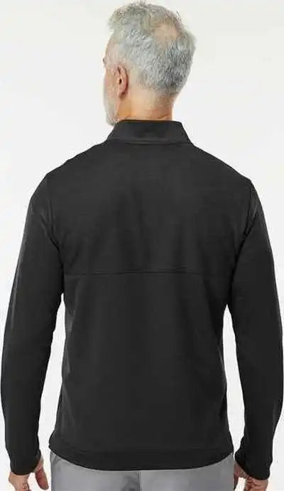 Adidas A2001 Ultimate365 Textured Quarter-zip Pullover - Black