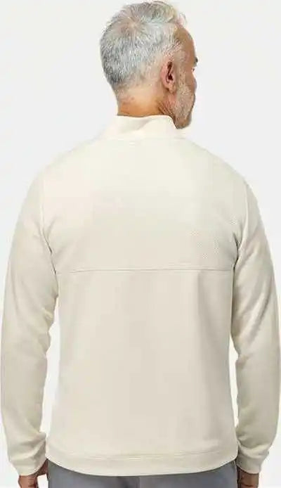 Adidas A2001 Ultimate365 Textured Quarter Zip Pullover Ivory