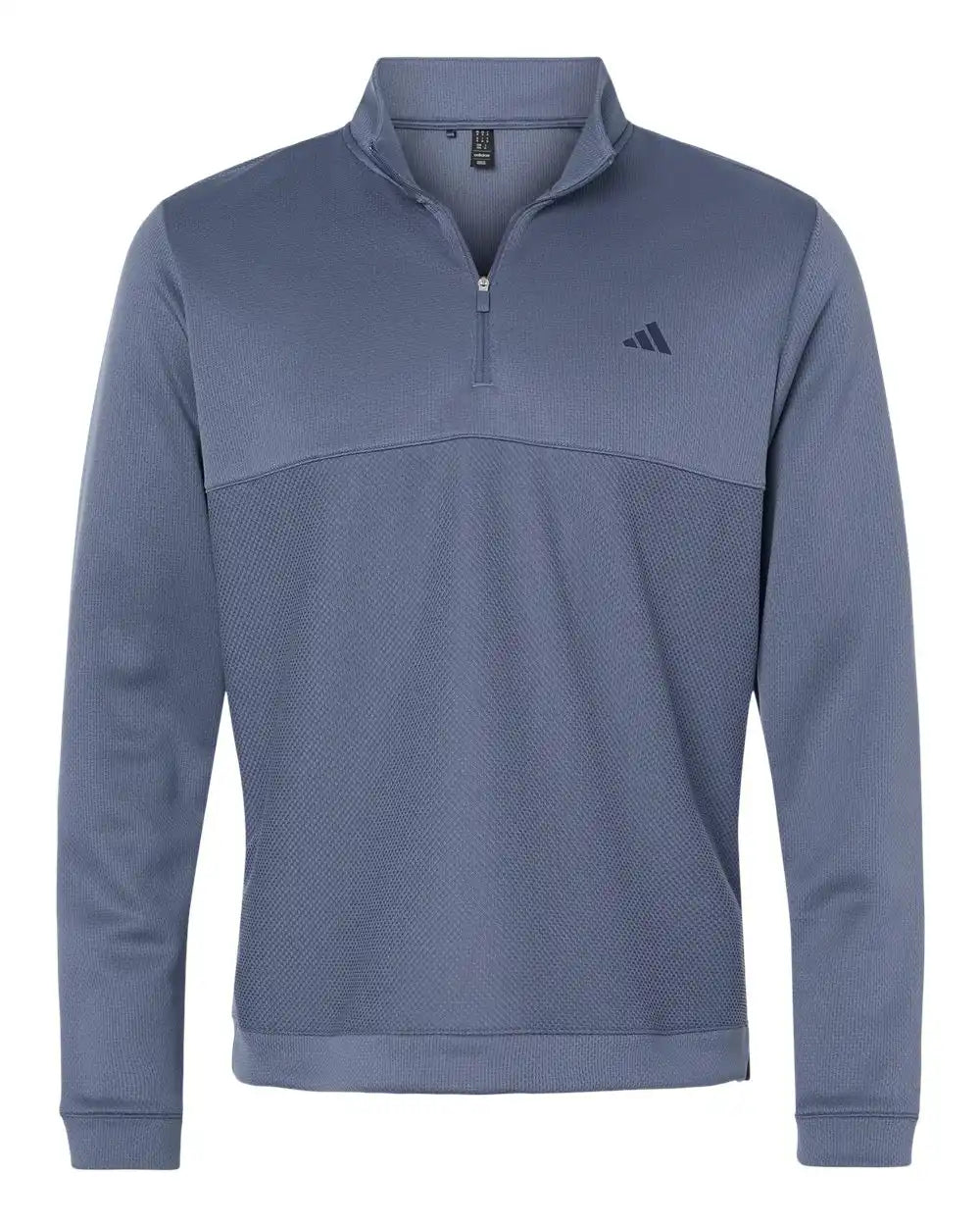 Adidas A2001 Ultimate365 Textured Quarter-zip Pullover - Preloved Ink - l