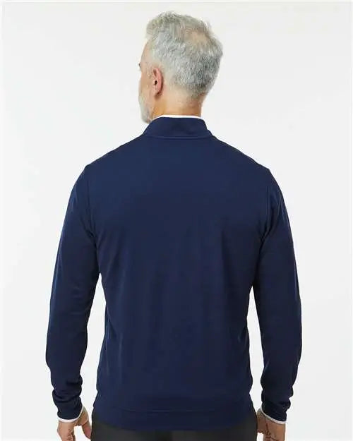 Adidas A2002 Lightweight Quarter-zip Pullover - Collegiate Navy White