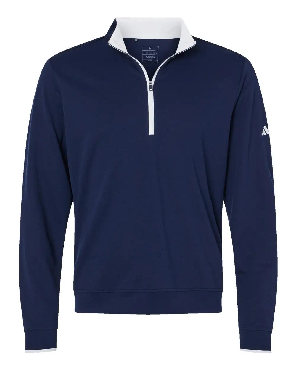 Adidas A2002 Lightweight Quarter-zip Pullover - Collegiate Navy White - s