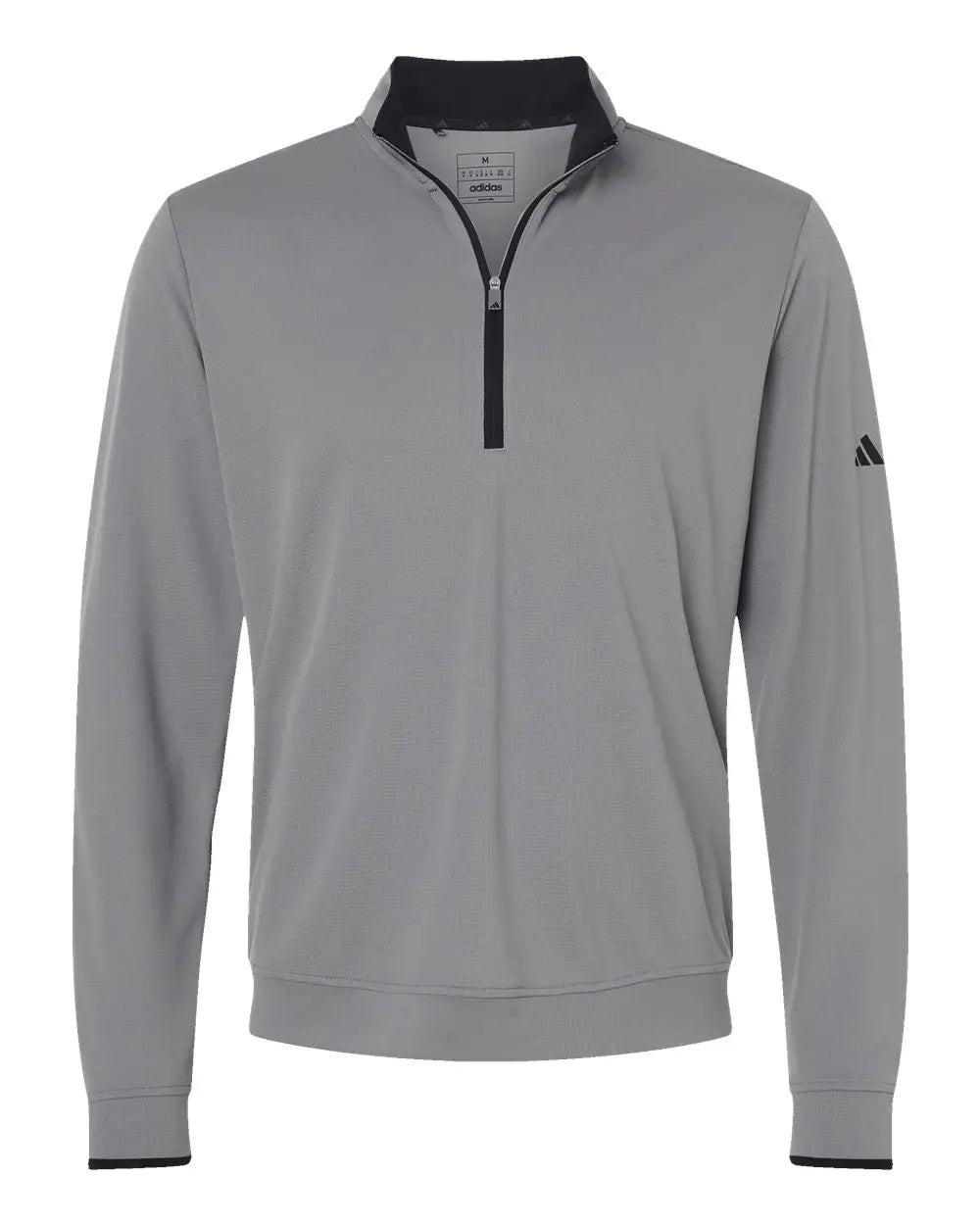Adidas A2002 Lightweight Quarter-zip Pullover - Grey Three Black - Gray / s
