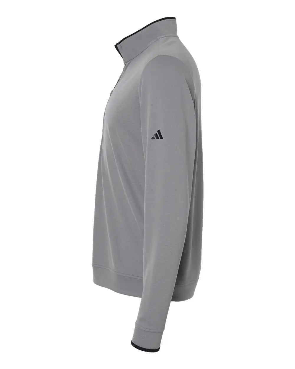 Adidas A2002 Lightweight Quarter-zip Pullover - Grey Three Black