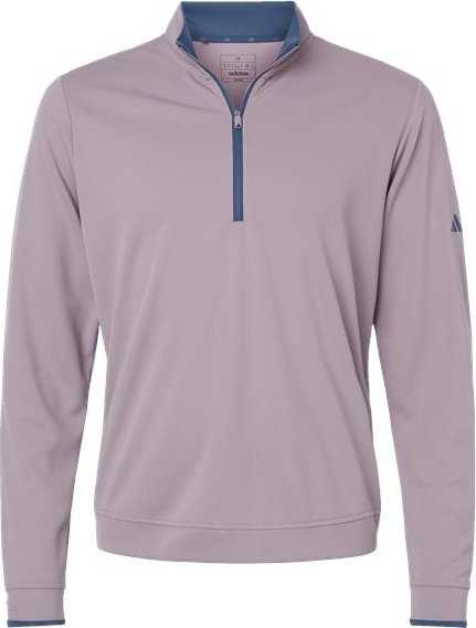 Adidas A2002 Lightweight Quarter-zip Pullover - Preloved Fig/ Ink