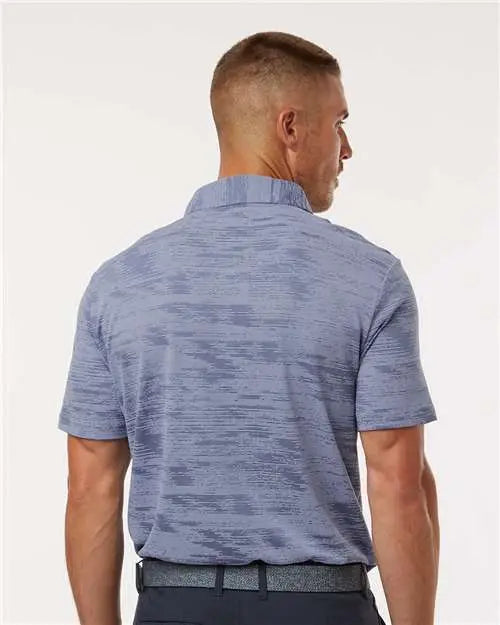 Adidas A2005 Ultimate365 Textured Stripe Polo - Blue Spark Preloved Ink