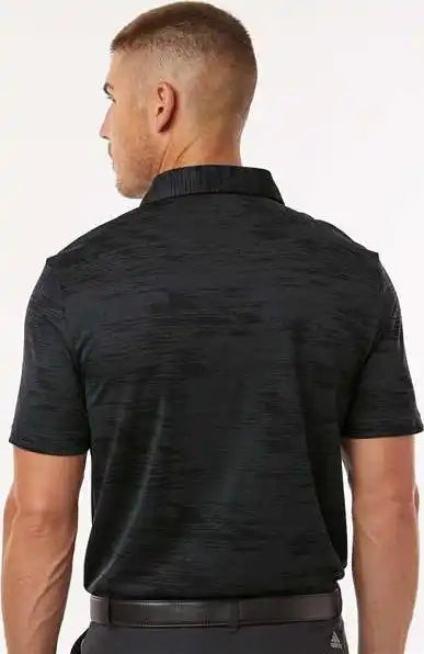 Adidas A2005 Ultimate365 Textured Stripe Polo - Carbon/ Black