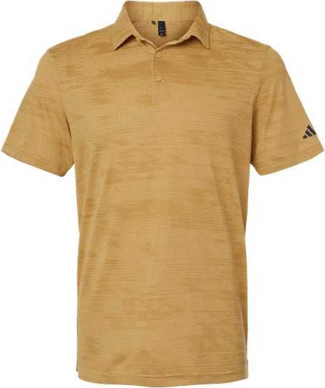Adidas A2005 Ultimate365 Textured Stripe Polo - Oat/ Golden Beige