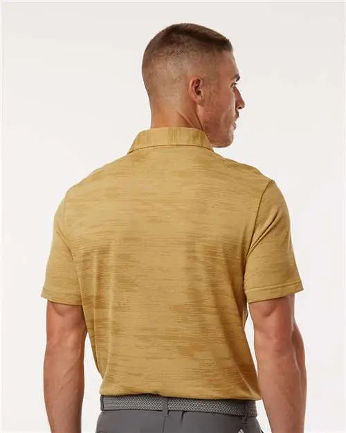Adidas A2005 Ultimate365 Textured Stripe Polo - Oat Golden Beige