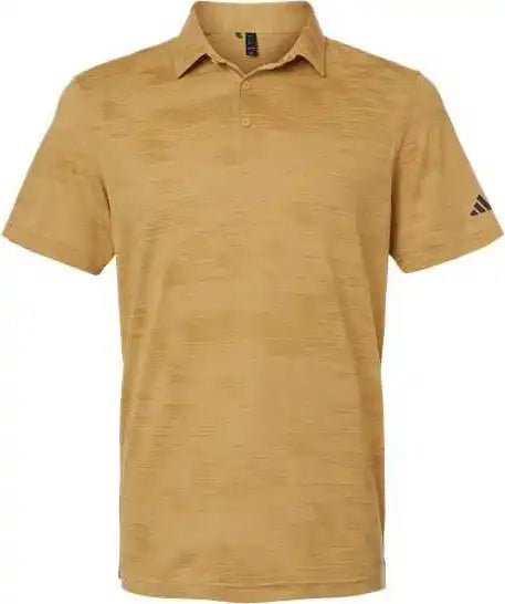 Adidas A2005 Ultimate365 Textured Stripe Polo - Oat/ Golden Beige