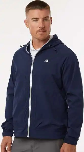 Adidas A2007 Go-to Utility Dwr Full-zip Jacket - Collegiate Navy