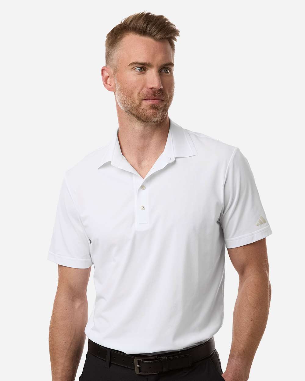Adidas A2013 Men’s Ultimate365 Tour Twistknit Polo - White