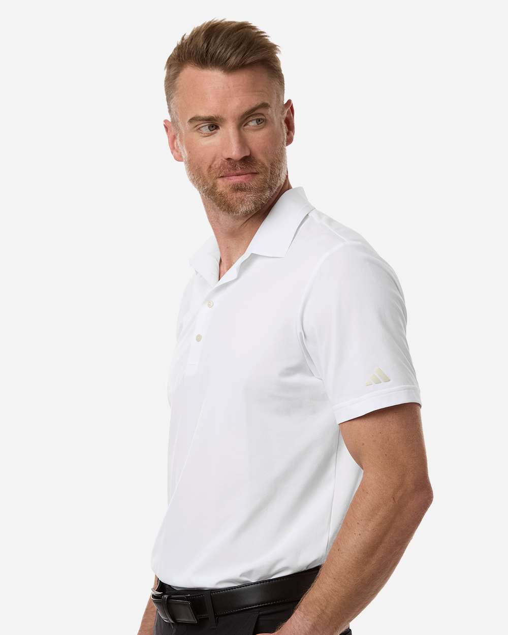 Adidas A2013 Men’s Ultimate365 Tour Twistknit Polo - White