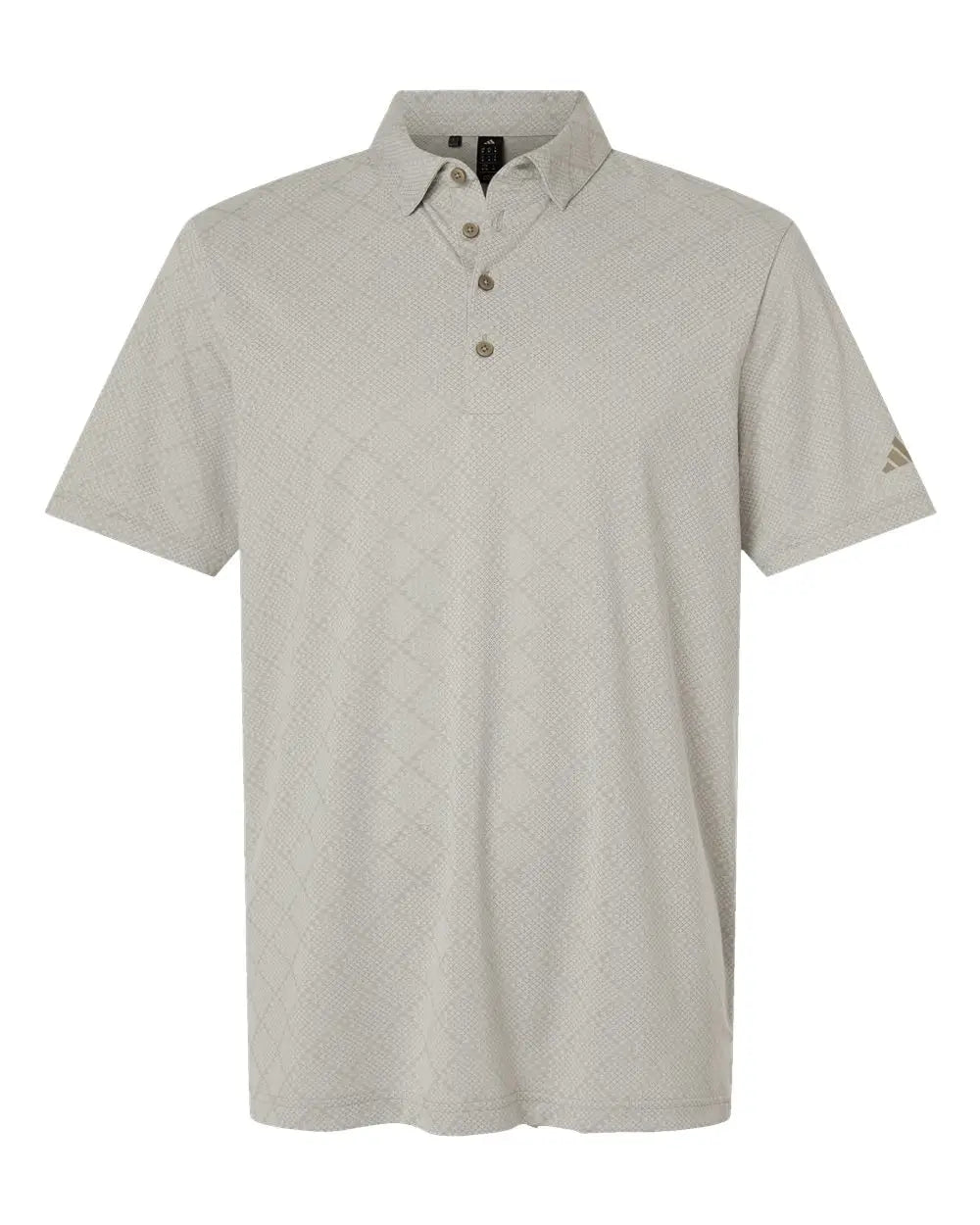 Adidas A2014 Men’s Ultimate365 Jacquard Polo - Putty Beige White