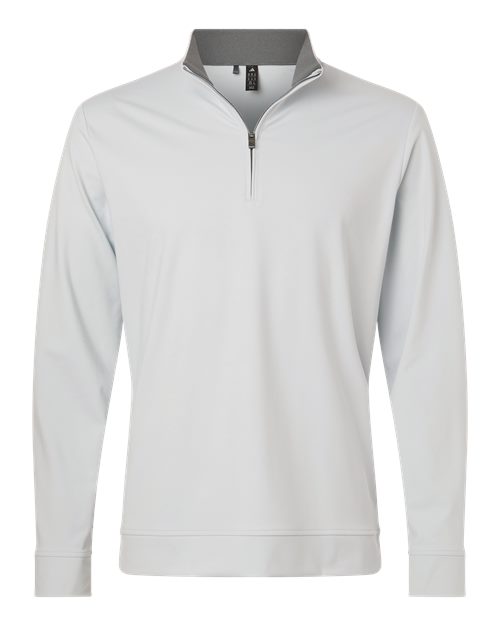 Adidas A2017 Men’s Ultimate365 Classic Quarter-zip Pullover - Clear Grey