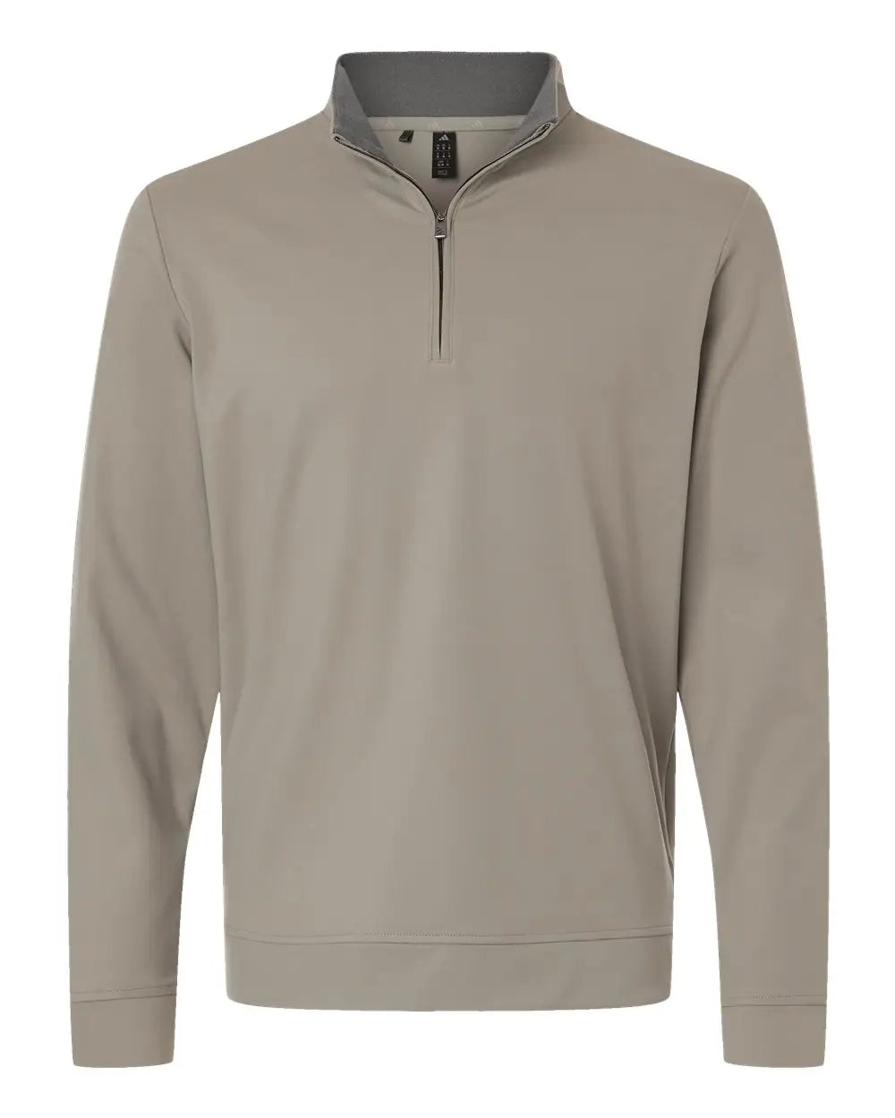 Adidas A2017 Men’s Ultimate365 Classic Quarter-zip Pullover - Putty Beige - Adult s