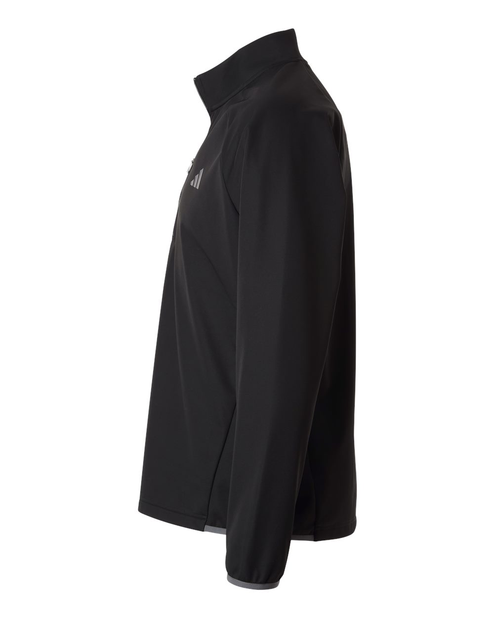Adidas A2027 Men’s Ultimate365 Wind Quarter-zip Pullover - Black