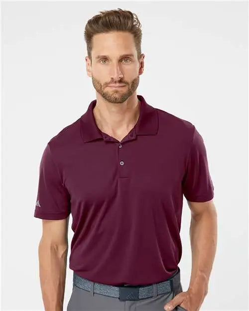 Adidas A230 Performance Polo - Maroon