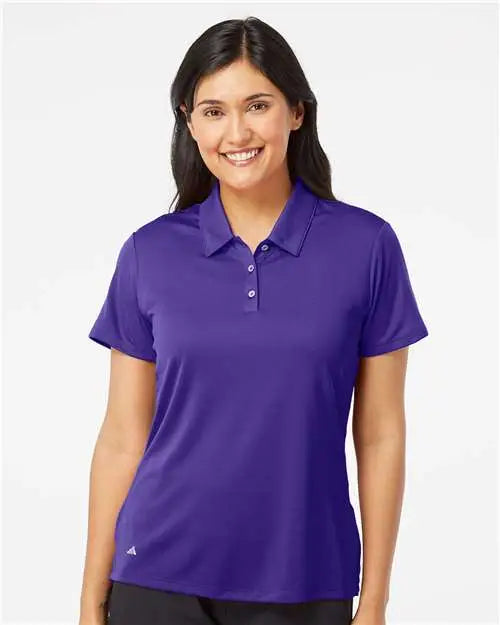 Adidas A231 Women’s Performance Polo - Collegiate Purple