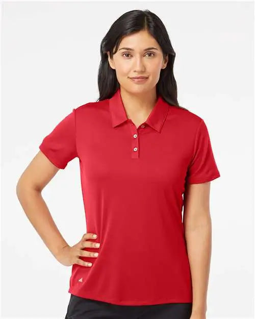Adidas A231 Women’s Performance Polo - Collegiate Red