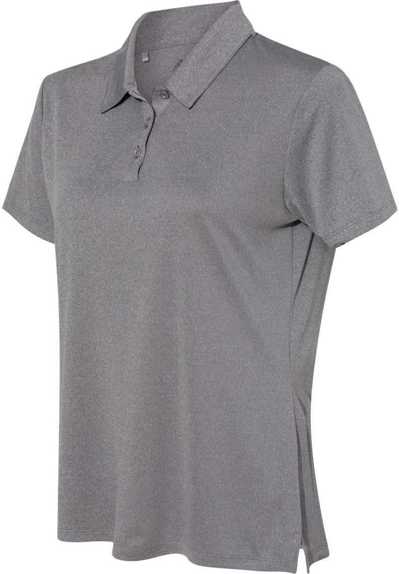 Adidas A241 Women’s Heathered Sport Shirt - Black Heather