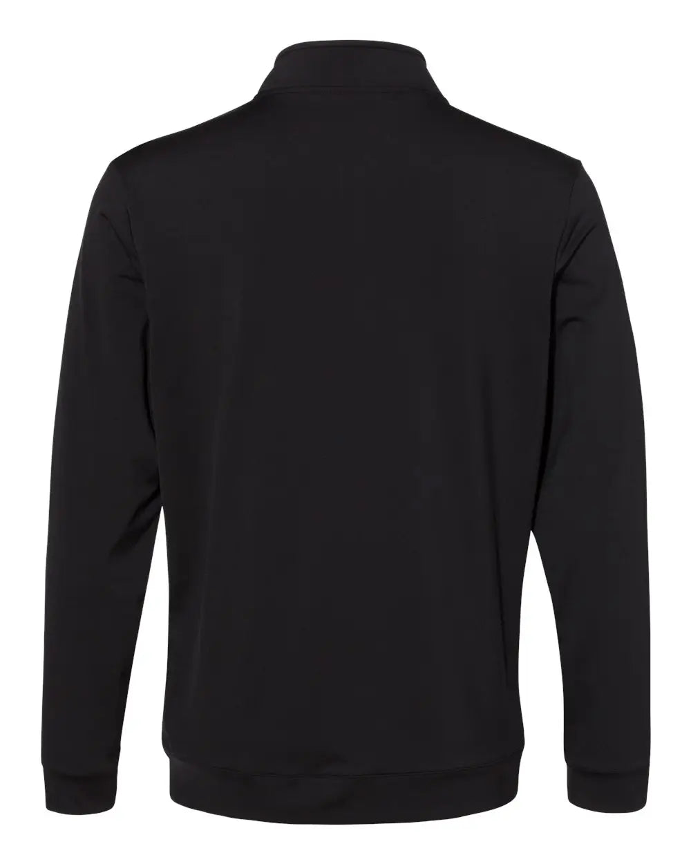 Adidas A295 Performance Textured Quarter-zip Pullover - Black