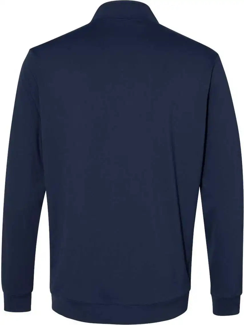 Adidas A295 Performance Textured Quarter-zip Pullover - Collegiate Navy