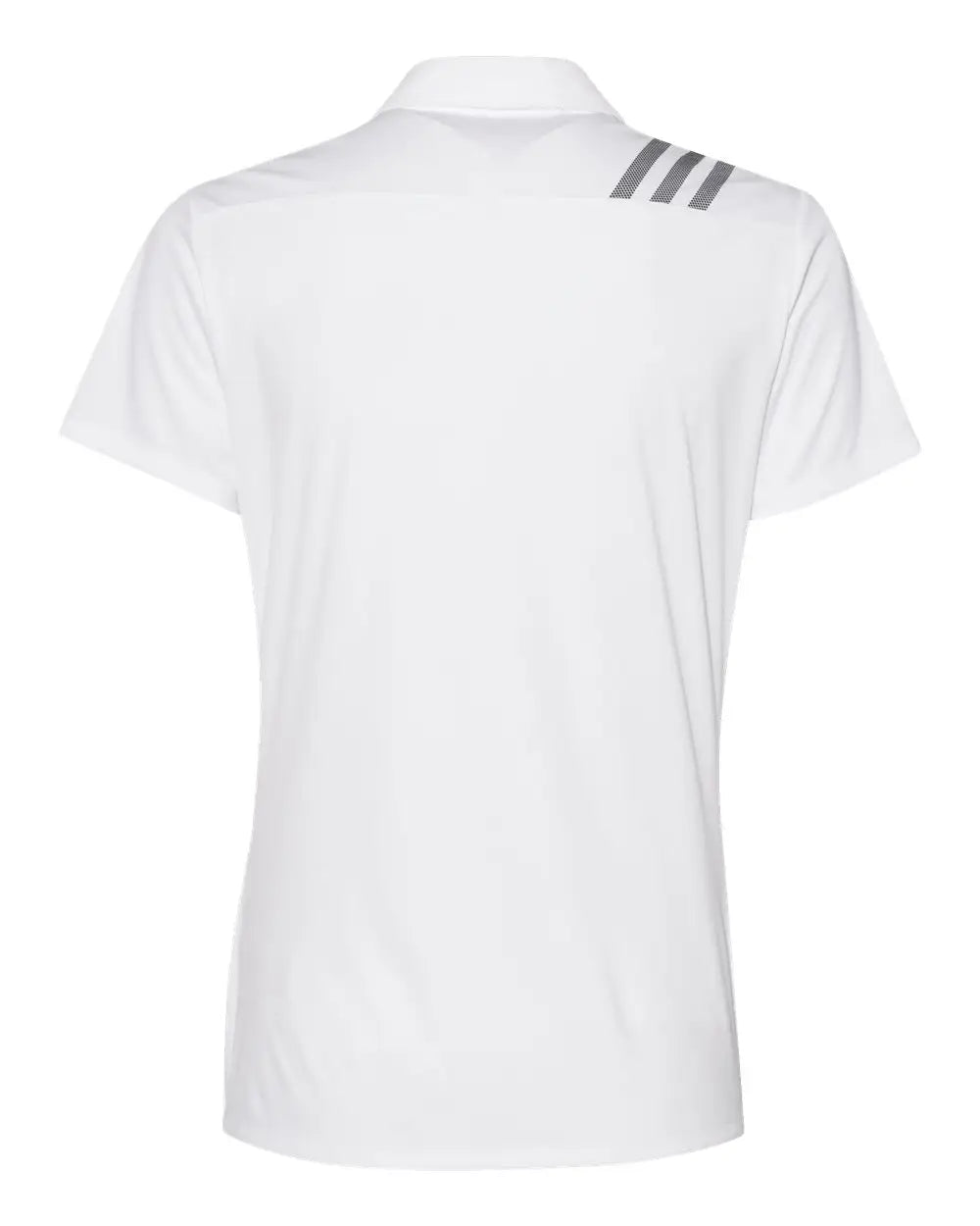 Adidas A325 Women’s 3-stripes Shoulder Polo - White Black - s
