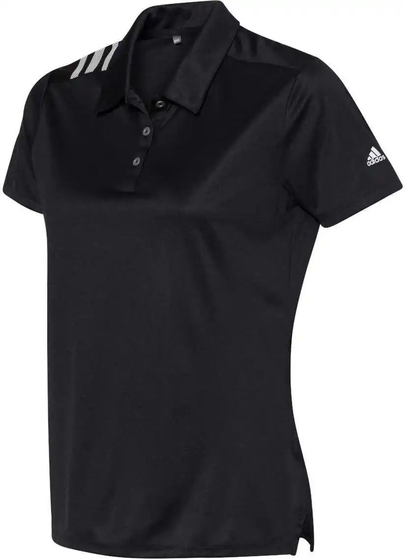 Adidas A325 Women’s 3 Stripes Shoulder Sport Shirt Black White
