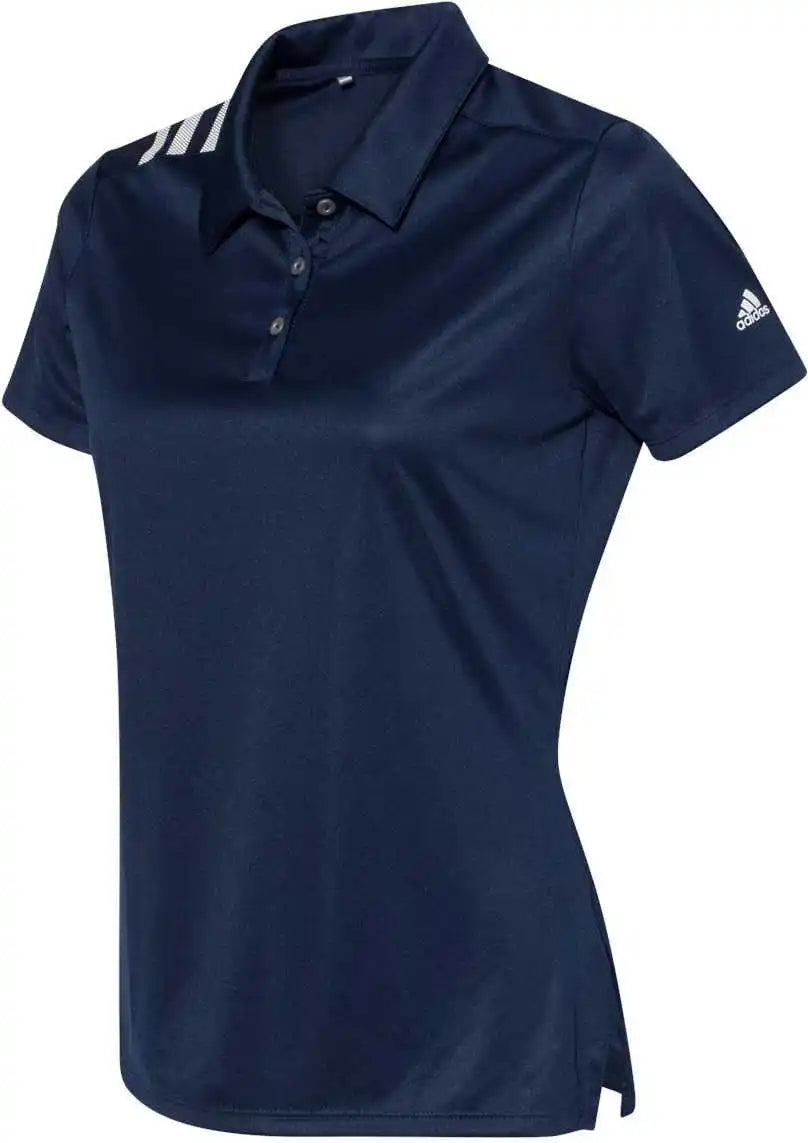 Adidas A325 Women’s 3-stripes Shoulder Sport Shirt - Collegiate Navy White