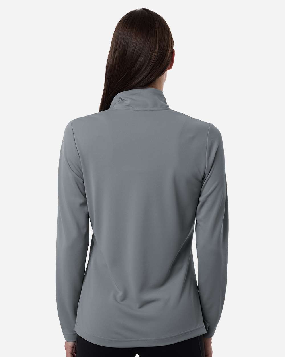 Adidas A400 Women’s Lightweight Quarter-zip Pullover - Grey Three