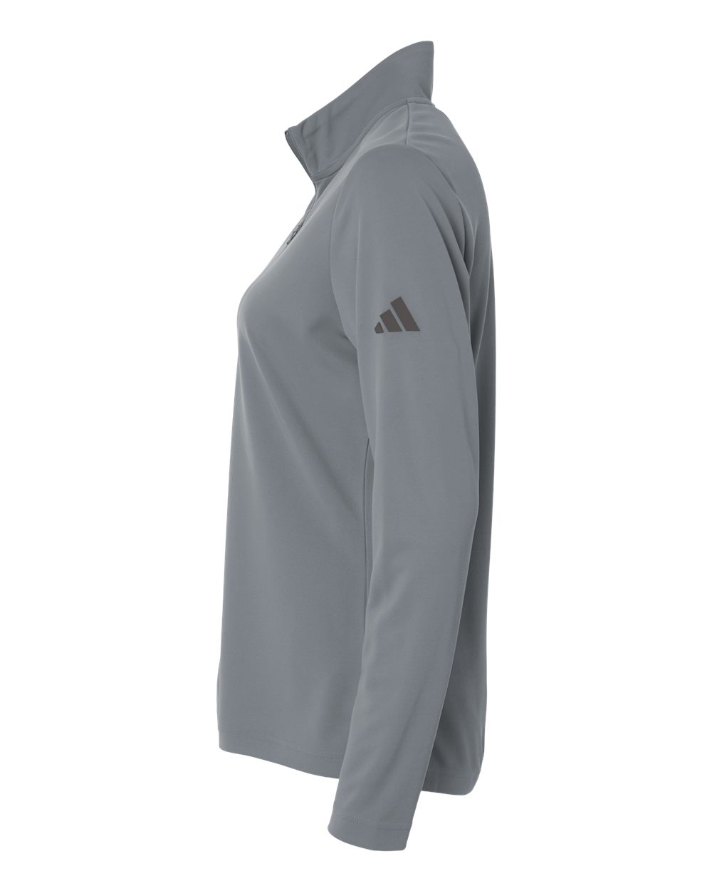 Adidas A400 Women’s Lightweight Quarter-zip Pullover - Grey Three