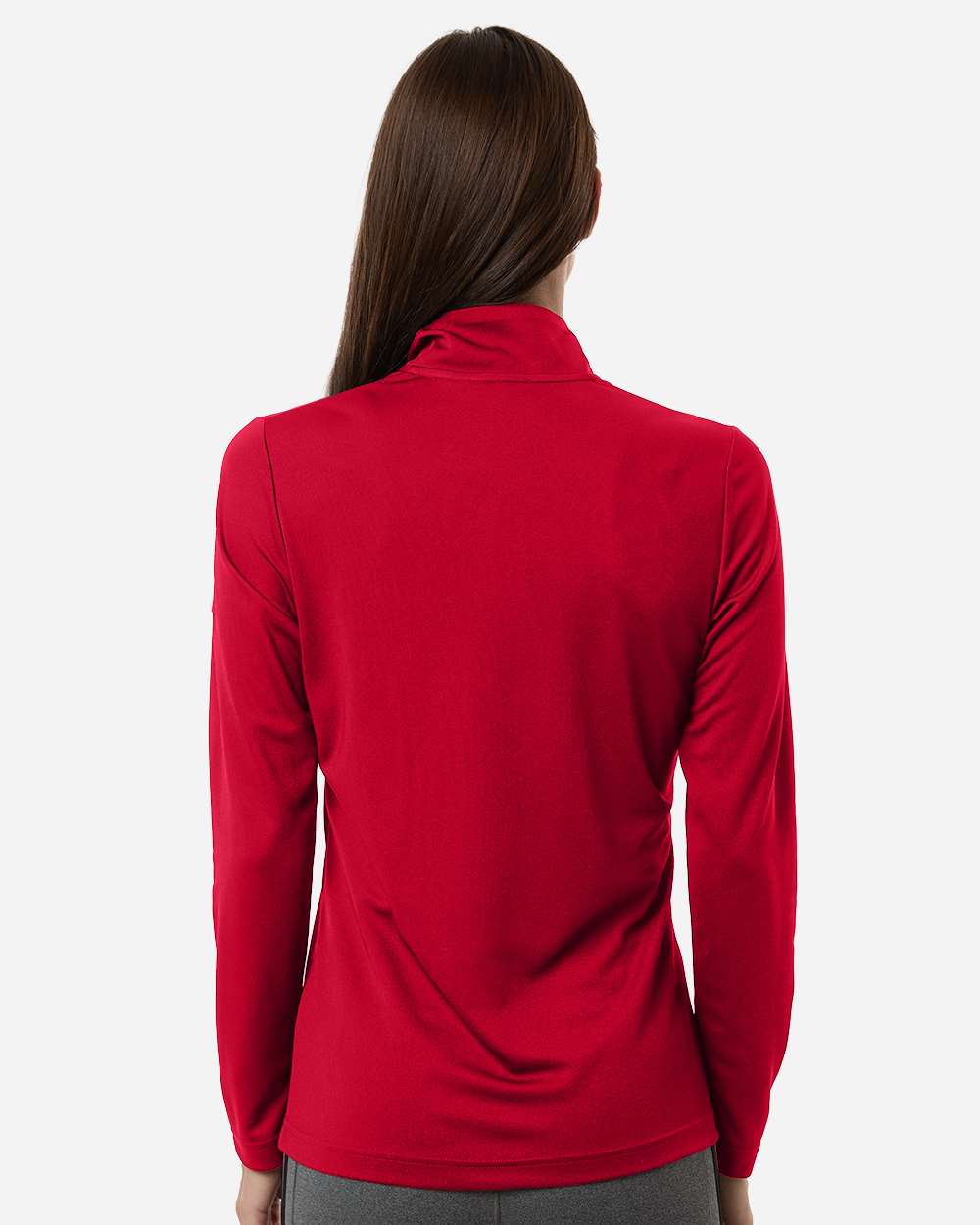 Adidas A400 Women’s Lightweight Quarter-zip Pullover - Power Red
