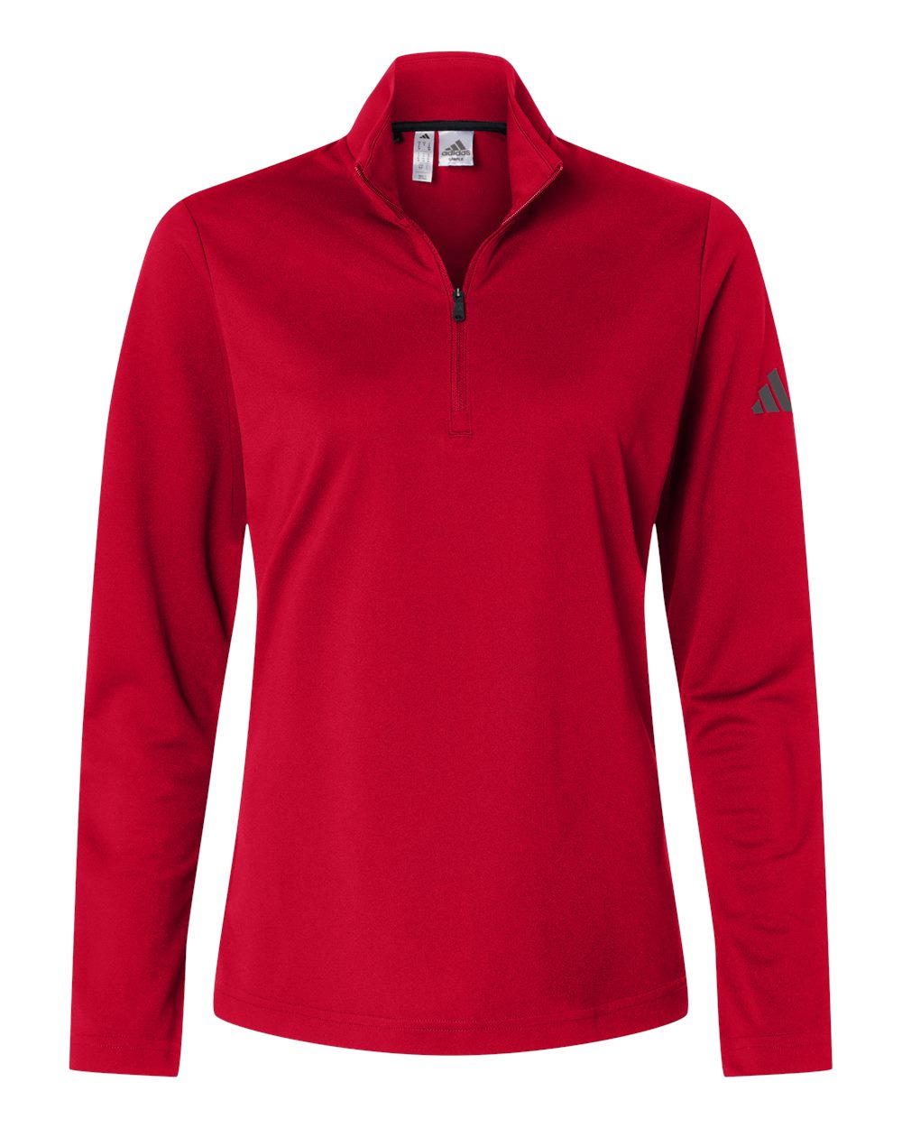 Adidas A400 Women’s Lightweight Quarter-zip Pullover - Power Red
