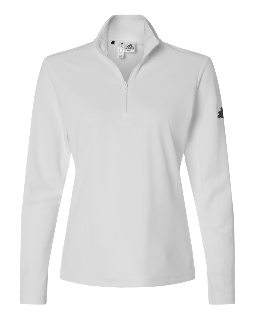 Adidas A400 Women’s Lightweight Quarter-zip Pullover - White