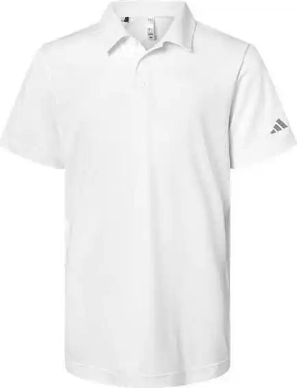 Adidas A4000 Youth Performance Polo - White